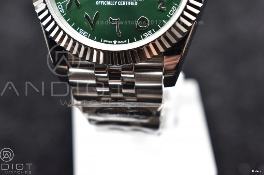 DIWF Marker 638 904L on SA 41 Best Arabic Compact Edition Steel DateJust Bracelet Green Dial 1:1 126334 Jubilee 0724